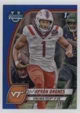 2024 Bowman U Chrome Blue Refractor 118/199 Kyron Drones #119 0dv1