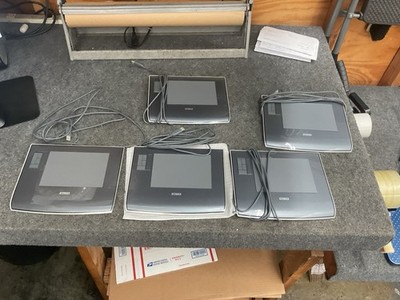 Lot of 5 Wacom Intuos 3 Graphics Tablet PTZ-431W