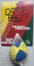 DirtBag Classic Soft Hacky Sack Footbag Ball Yellow Blue Footbag Soccer Kick