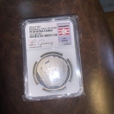 2014 Baseball Hall of Fame $1 NGC PF69 Ultra Cameo Philadelphia