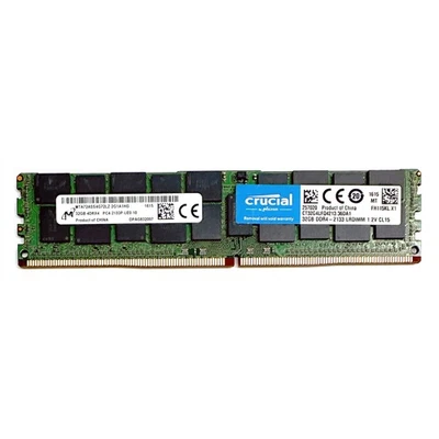 Micron MTA72ASS4G72LZ-2G1A1 32GB PC4-17000R DDR4-2133P Registered ECC Server RAM - Image 1 of 2