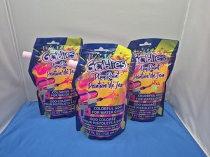 Lot of 3 Goblies Play Paint Colorful Goo For Water Guns 25.3 FL Oz PINK Outdoor