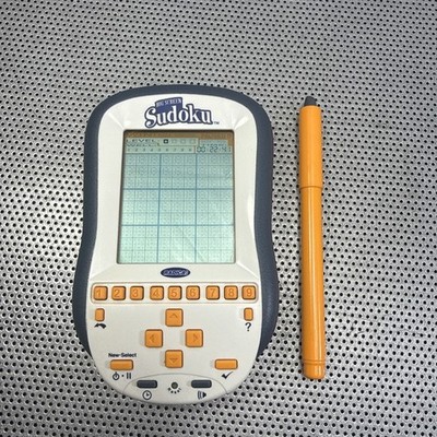 Vintage Radica Big Screen Sudoku Handheld Electronic Game 2005 Tested Working