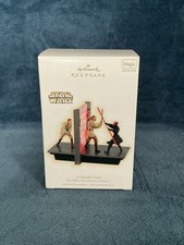 2009 Hallmark Keepsake    A Deadly Duel    Star Wars  The Phantom Menace NIB- SW