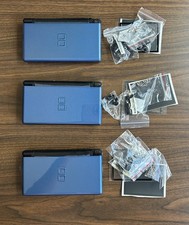 lot of 3 ds lite blue shells READ DESCRIPTION - FAST SHIPPING