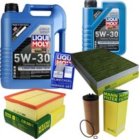 Inspektionspaket 6L Liqui Moly Longtime 5W-30 FüR Audi A6 Avant 2.5 TDI Quattro
