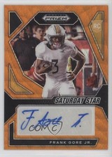 2024 Panini Prizm Draft Picks Orange Wave 18/75 Frank Gore Jr #SSS-FGJ Auto 1bi0