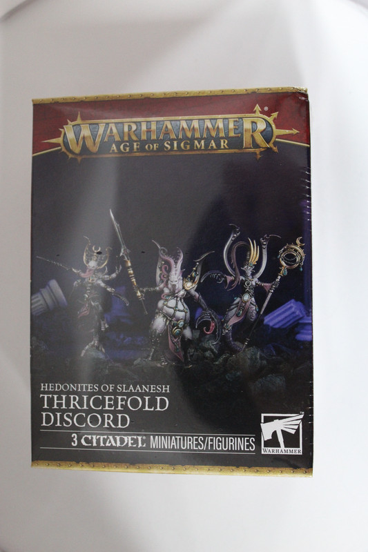 Warhammer AoS Hedonites of Slaanesh Thricefold Discord Sealed Box New 72826 D