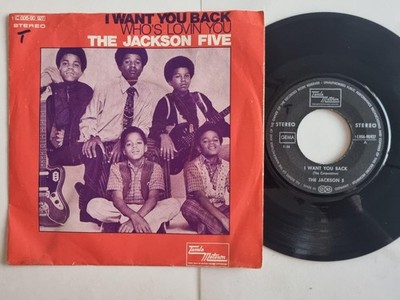 The Jackson 5/ Michael Jackson - I Want You Back 7'' Vinyl Germany