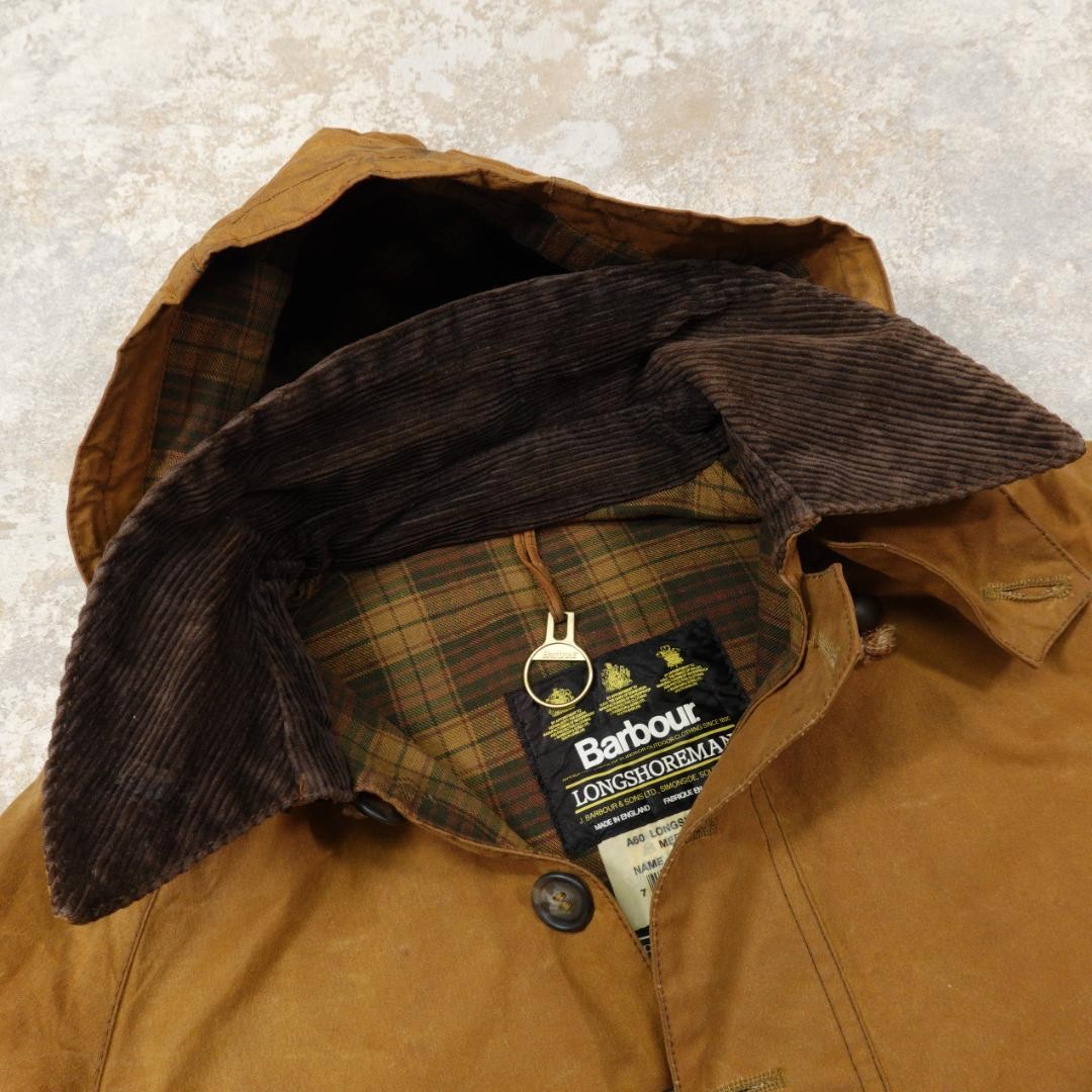 Barbour 90s British Longshoreman Waxed Cotton Brown image 10