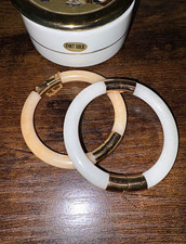 Vintage Asian-Inspired Jewelry Lot + 24KT Gold Porcelain Trinket Box