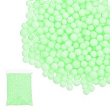 Foam Beads, 4-6mm Mini Small Balls Polystyrene Beads Light Light Green
