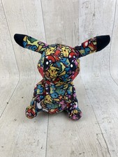 Pikachu Pokemon Plush Toy Thunderbolt Fragment Design Graffiti