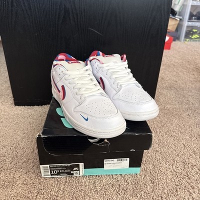 Size 10.5 - Nike Parra x Dunk OG SB QS Low White     CN4504-100