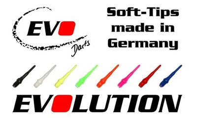 EVOLUTION Evo Soft Dart Spitzen Dartspitzen Dartpoints Points Tips 2BA kurz