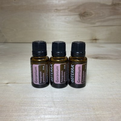 Lot Of 3 doTERRA Geranium 15ml Unopened