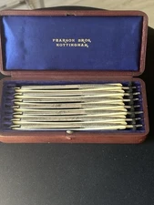 Rare 7-Day Straight Razor Set | Pearson Bros. Nottingham | Sheffield Eng. Blades