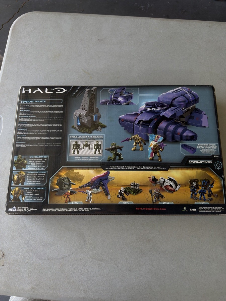 Mega Bloks Halo Covenant Wraith Building Set 637 Pieces 97014 | eBay