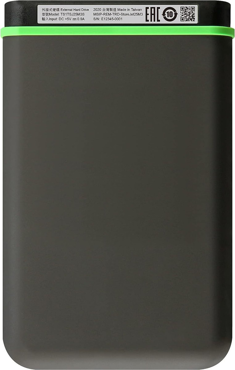 Transcend Portable HDD 2TB Shock resistance Slim type USB3.1 GEN1