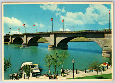 c1960s London Bridge Lake Havasu City Arizona Vintage Postcard Continental