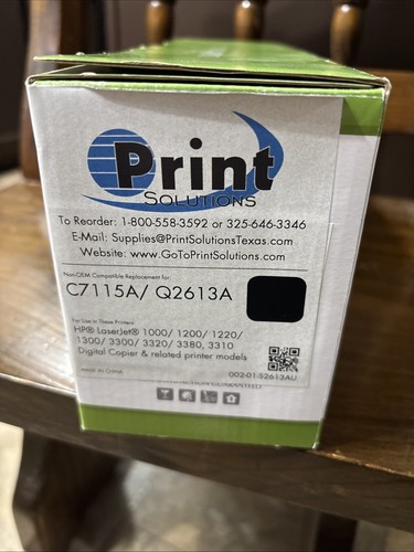 Premium Toner Cartridge C7115A/Q2613A Black HP Laser jet - Photo 3/5