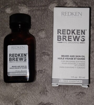 NEW Redken Brews Beard and Skin Oil TWO PACK * 1 Does Not Have A Box*