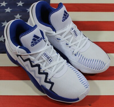Size 6 - Adidas D.O.N. Issue #2 White Royal Blue for sale online
