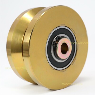 4'' V Groove Heavy Duty Caster Track Solid Wheel GatorPro Sliding Gate Roller