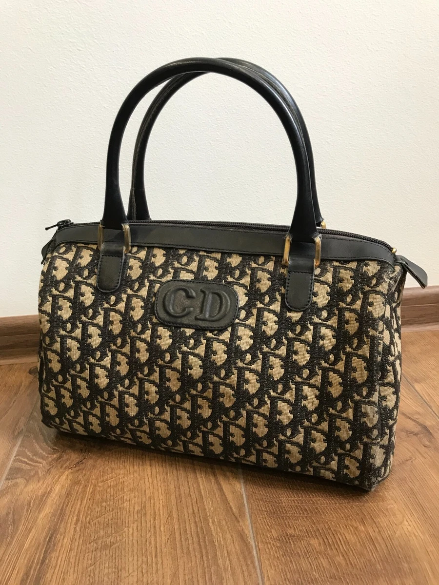 Vintage Monogram Christian Dior Monsieur Speedy 30 Bag