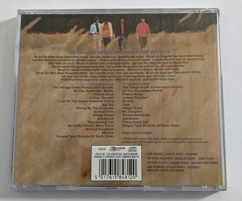 The Kinks - The Kinks Are The Village Green Preservation Society  1998  CD - Bild 3 von 3