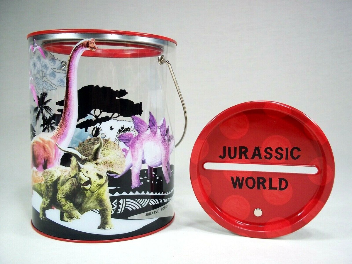 New Jurassic World Dinosaur Storage Container Bin Jurassic Park