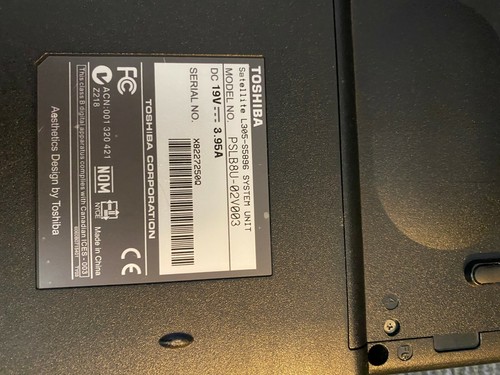 Toshiba satellite L305-S5896(Intel Pentium/4GB/160GB/Win7/Office07)-Great Shape - Picture 12 of 12