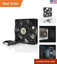 Versatile 120mm x 25mm Muffin Fan for Cooling  Ventilation - 67,000-Hour Life