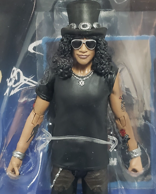 McFarlane Toys Slash 6インチ アクションフィギュア SLASH - Guns N' Roses - McFarlane Toys Music Maniacs Rock 6