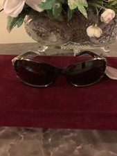 Gafas de sol Revlon para mujer de moda Run 46 marco de diseñador con flores marrón
