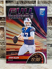 JOSH ALLEN 2022 Panini Donruss Elite Full Throttle Purple 02/75 FT-19