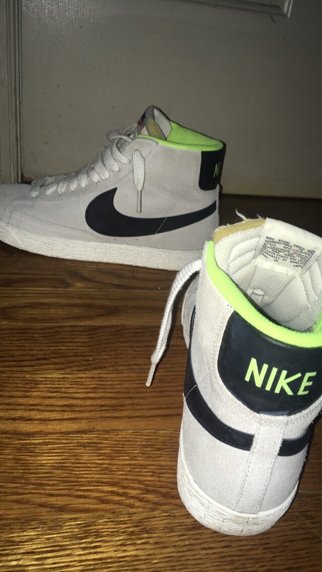 lime green nike blazer