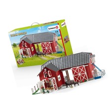schleich barn with animals and accessories