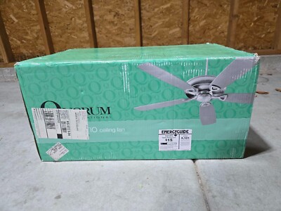 Quorum International 140625-69 Alto Patio Outdoor 62'' Fan Noir NEW