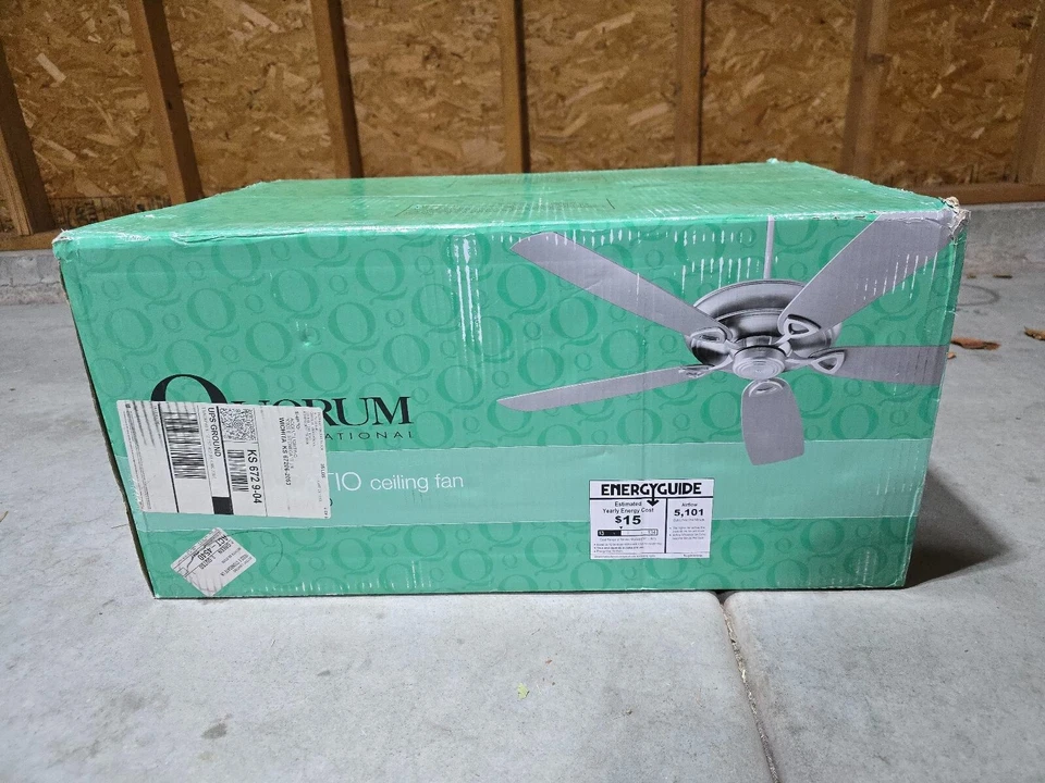 Quorum International 140625-69 Alto Patio Outdoor 62" Fan Noir NEW - Image 2 of 4