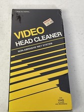 Realistic Video Head Cleaner Non-Abrasive Wet System For VHS Players NEW SEALED