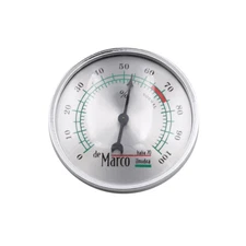 Quality Importers Large Analog Hygrometer, Silver