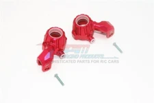 For Traxxas Maxx-ALUMINUM FRONT KNUCKLE ARMS -4PC Set-Red