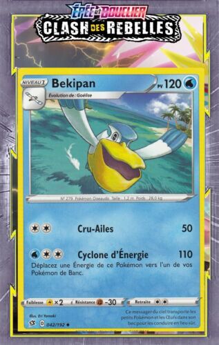 Bekipan - EB02:Clash des Rebelles - 042/192 - Carte Pokemon Neuve Française - Photo 1/1