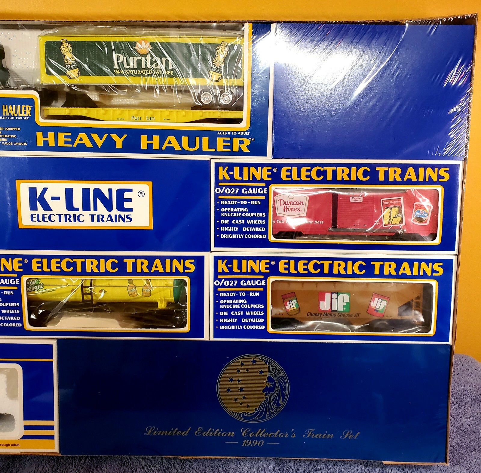 1990 Vintage KLine Electric Trains Limited Edition Collector's Train