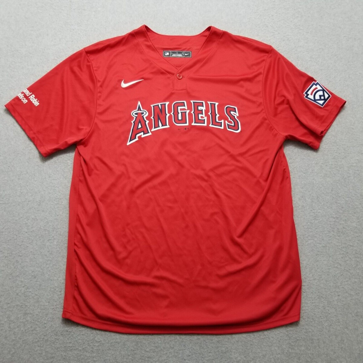 anaheim angels red jersey