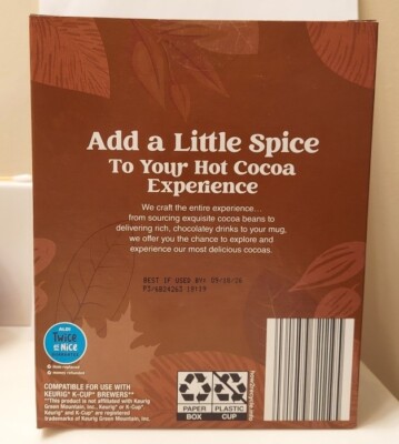 ◆kakao◆ New Aldi Barissimo Pumpkin Spice Hot Cocoa 18 K-Cups; New in Box