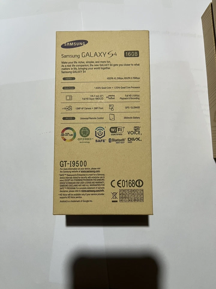 Ex-Display 3G 16GB SAMSUNG GALAXY S4 GT-I9500 ANDROID SINGLE SIM UNLOCKED PHONE - Image 4 of 4