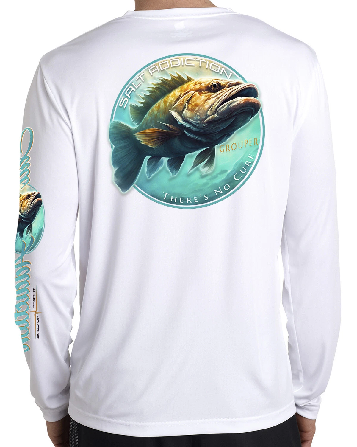 Grouper Performance t shirt Salt Addiction fishing long sleeve 50+ uv
Opens in a new window or tab