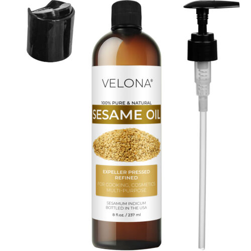SESAME SEED OIL 2 Fl Oz - 1 Gal REFINED NATURAL CARRIER EXPELLER PRESSED VIRGIN - Picture 24 of 47